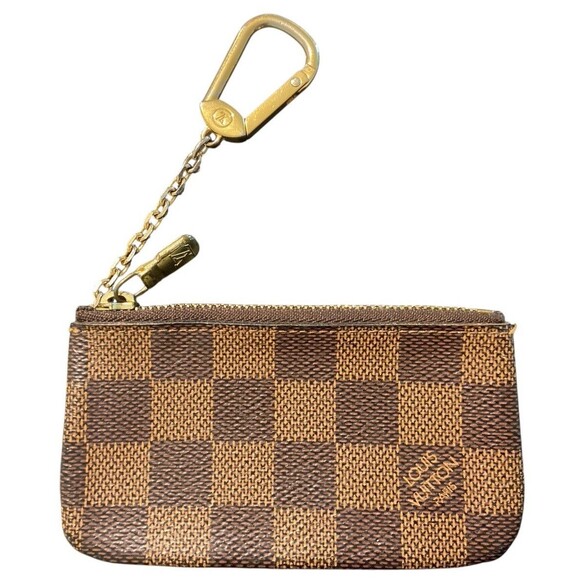Authentic Louis Vuitton Damier Ebene Canvas Key Pouch - Picture 12 of 14